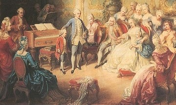 Bản nhạc ngẫu hứng của cậu bé mozart trong hoàng cung Áo hoa lệ
